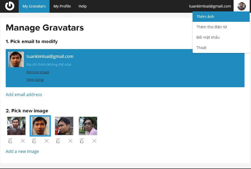 Thêm và sửa ảnh avatar trong WordPress với Gravatar